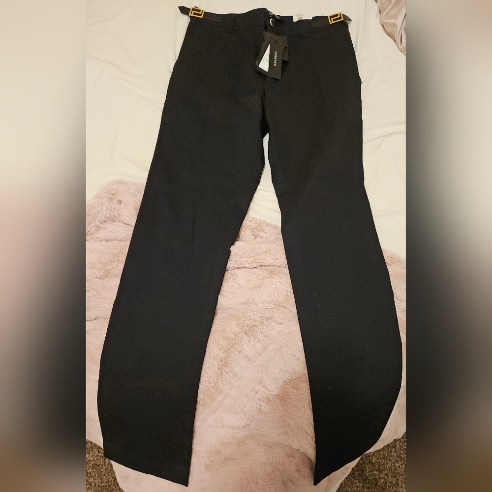 Versace Elegant Black Trousers